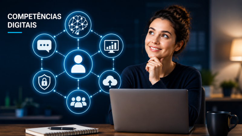 As competências digitais mais valorizadas hoje: O que o mercado realmente busca