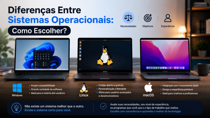 Diferenças Entre Sistemas Operacionais: Como Escolher?