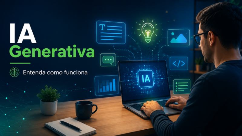 O que é Inteligência Artificial Generativa? Guia completo para iniciantes
