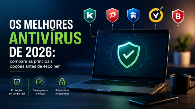 Os melhores antivírus de 2026: compare as principais opções antes de escolher