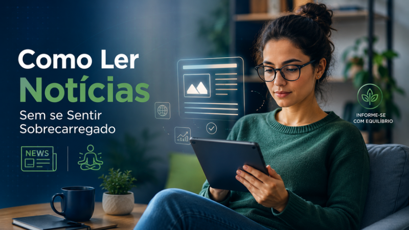 Como ler notícias sem se sentir sobrecarregado