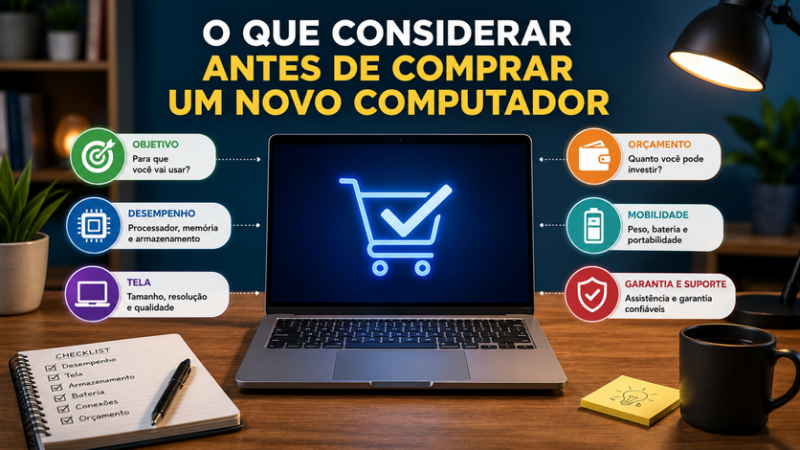 O que considerar antes de comprar um novo computador: Guia definitivo para fazer a escolha certa