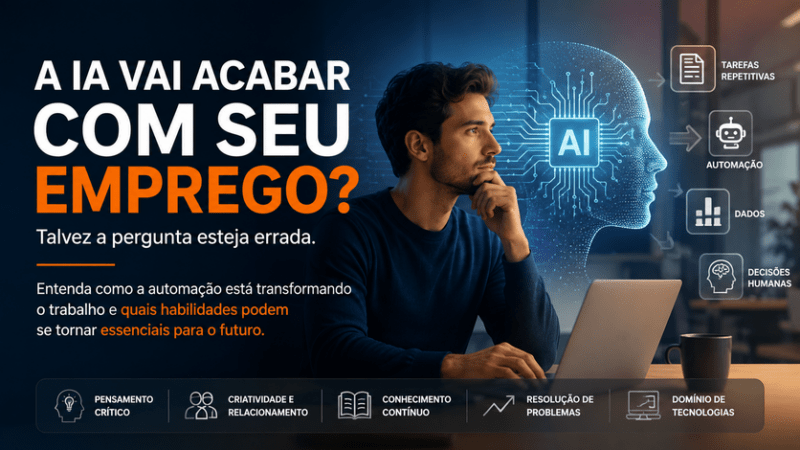 A IA vai acabar com seu emprego? Talvez a pergunta esteja errada