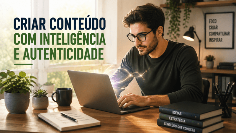Criação de conteúdos com ia: produzir mais sem perder identidade